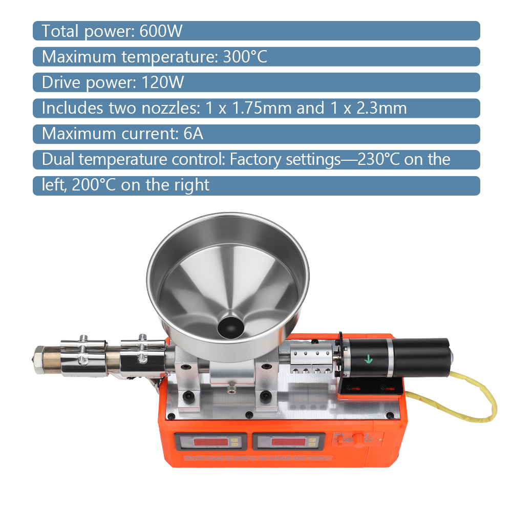 Petg Filament - Extrudeuse de laboratoire de bureau compacte