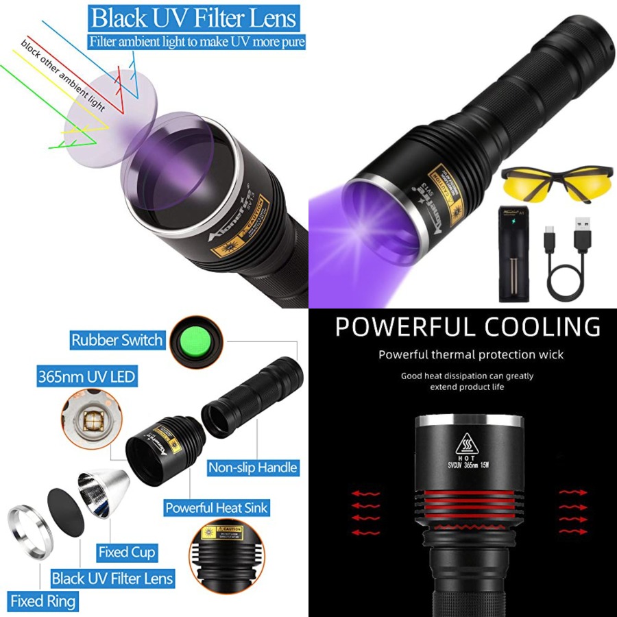Uv Resin - Lampe torche UV rechargeable SV13 15W