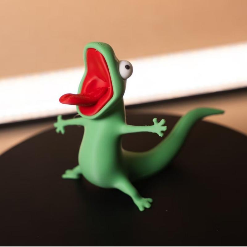 Décoration de lézard vert réal - Resin Printer avis et prix