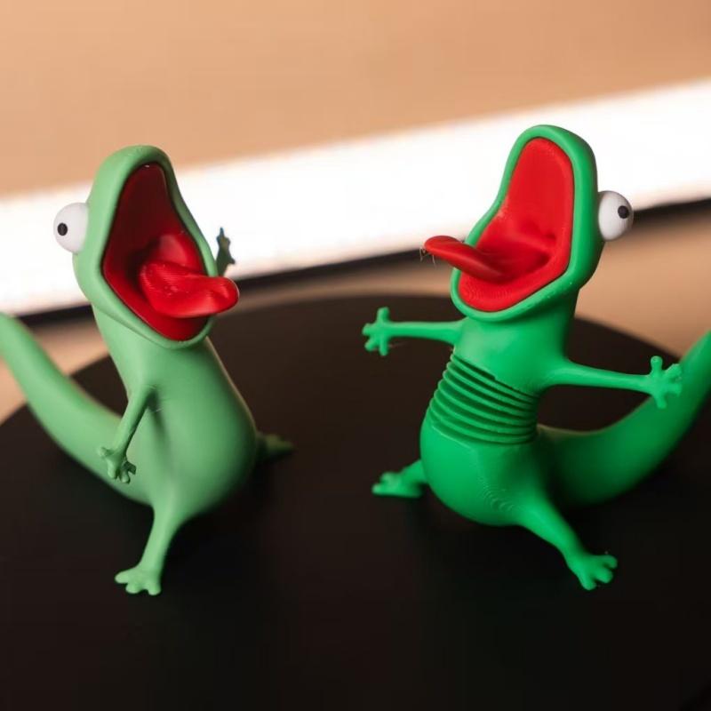 Décoration de lézard vert réal - Resin Printer avis et prix