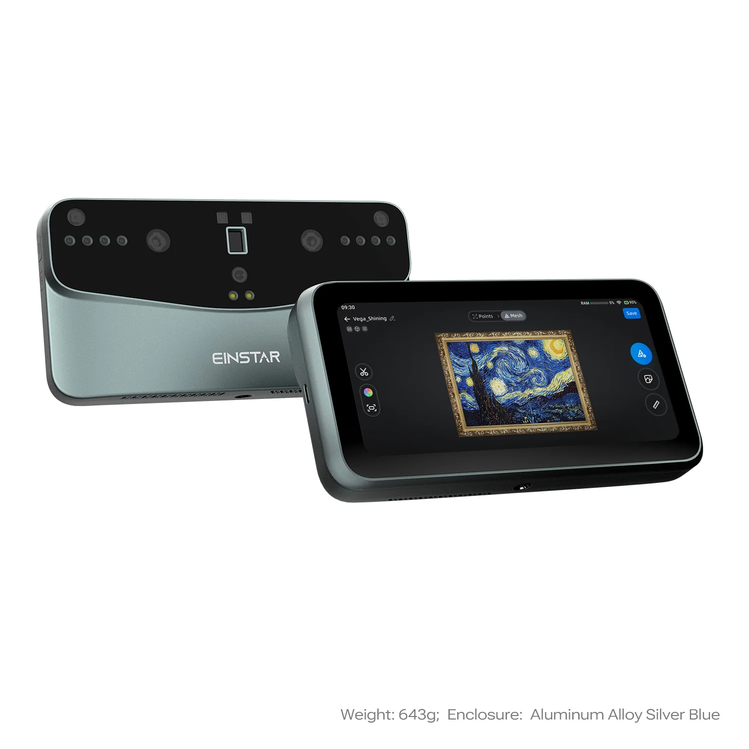 Scanner 3D portable Shining Ei - Handheld 3D Scanner High Precision avis et prix
