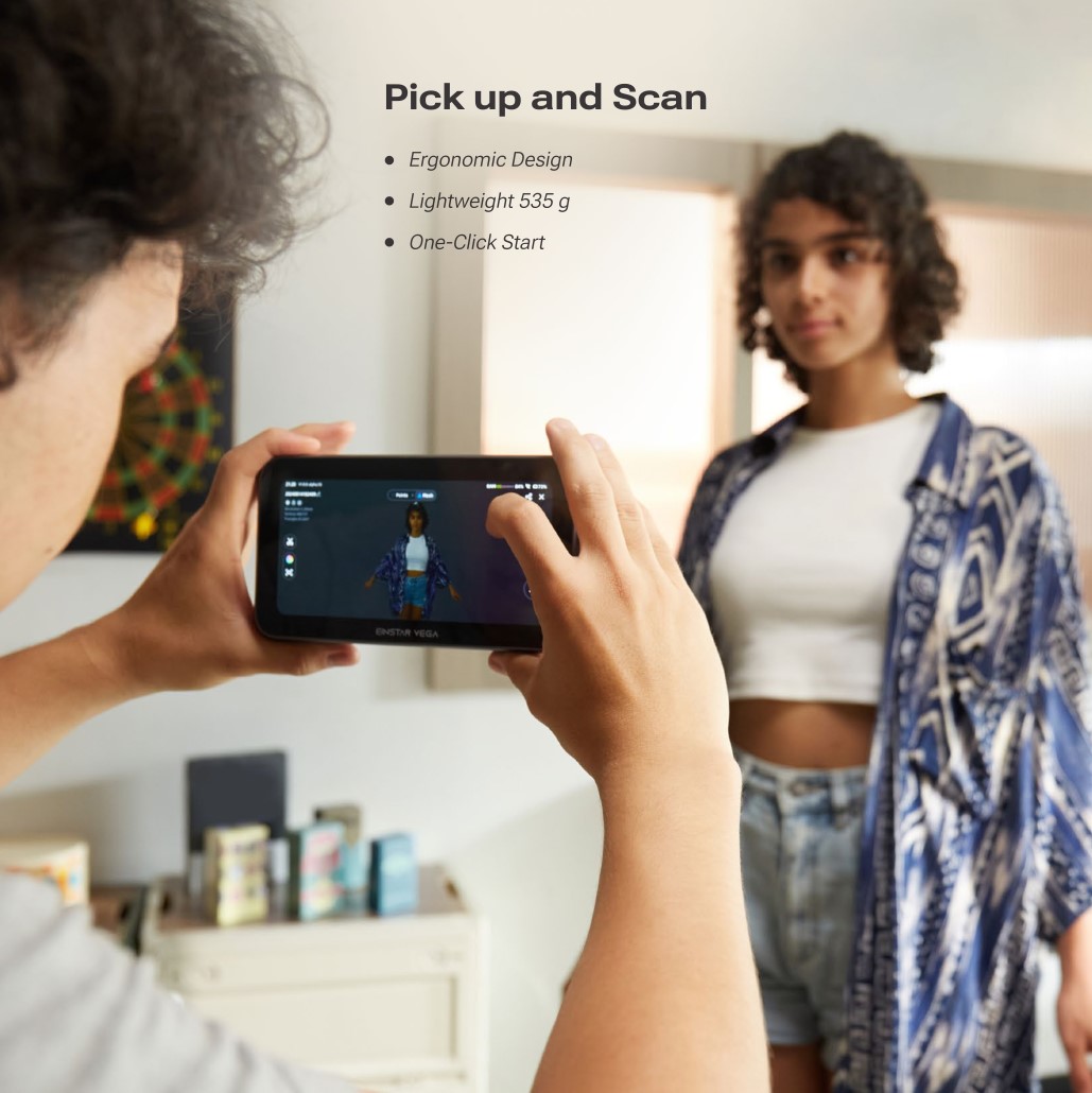 Scanner 3D portable Shining Ei - Handheld 3D Scanner High Precision avis et prix