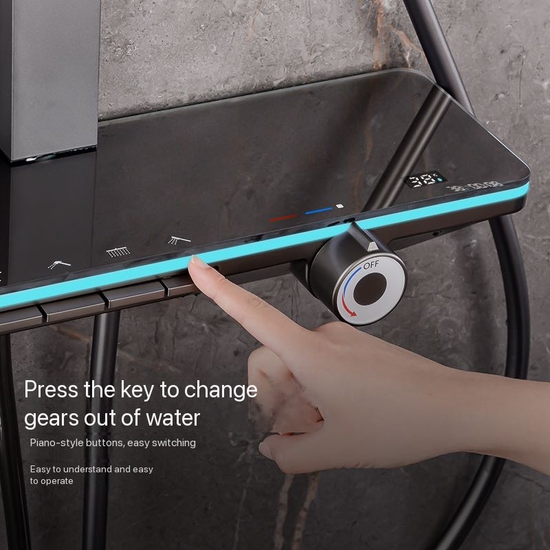Ensemble complet de douche gri - Nozzle Brass avis et prix