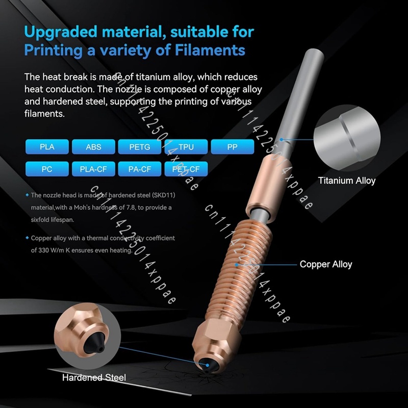 Kit Hotend haute température p - Printer Nozzle avis et prix