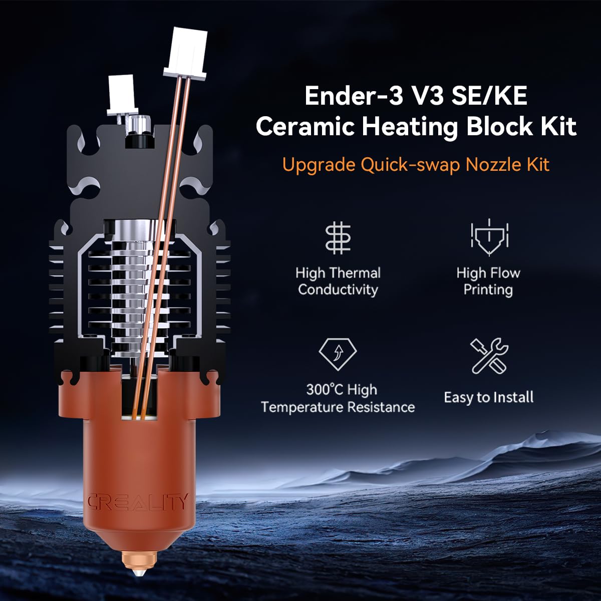 Creality Ender-3 V3 SE/KE Kit  - High Flow Ceramic Hotend avis et prix
